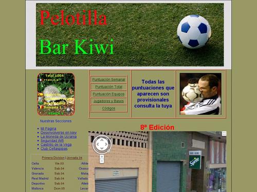 Pelotilla Bar Kiwi