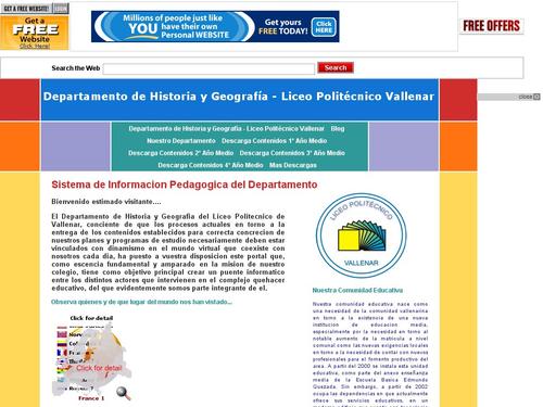 DEPARTAMENTO DE HISTORIA Y GEOGRAFIA DEL LICEO POLITECNICO DE VALLENAR