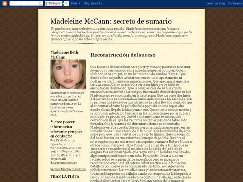 Madeleine McCann: secreto de sumario