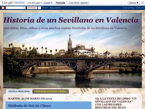 Historia de un Sevillano en Valencia