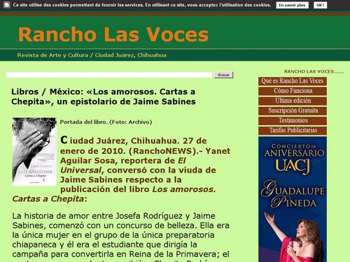 Revista Rancho Las Voces