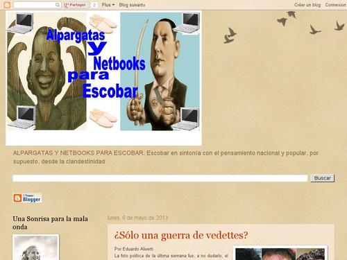Alpargatas y Netbooks para Escobar