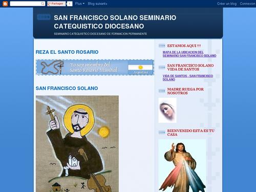 SAN FRANCISCO SOLANO SEMINARIO CATEQUISTICO DIOCESANO