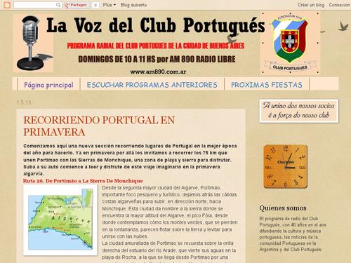 la voz del club portugués
