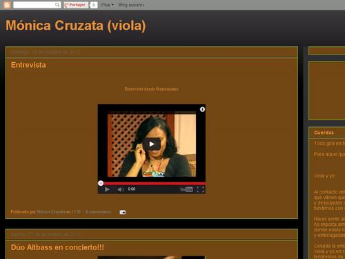 blog de monica violista cubana