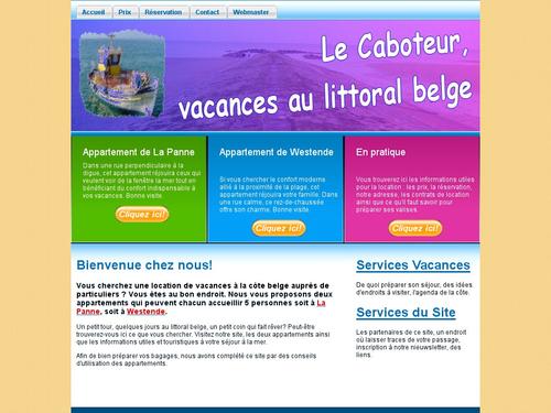 Caboteur.be, appartements du Caboteur, location de vacances à la côte belge.