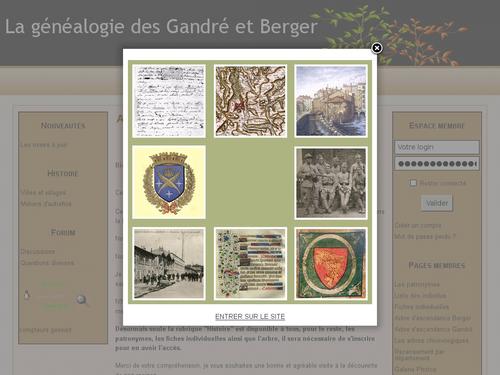Genealogie Gandré Berger