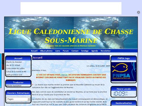 La Ligue Caledonienne de Chasse Sous-Marine