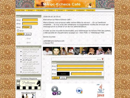 Maroc-Echecs Café