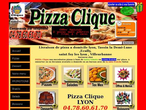 Chez Pizza Clique, vous trouverez surement  les meilleures pizzas de Lyon ecully