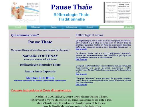 Pause Thaïe Nathalie COUTENAY Réflexologie plantaire thaïe