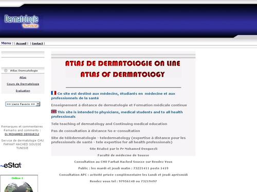 Atlas de dermatologie en ligne