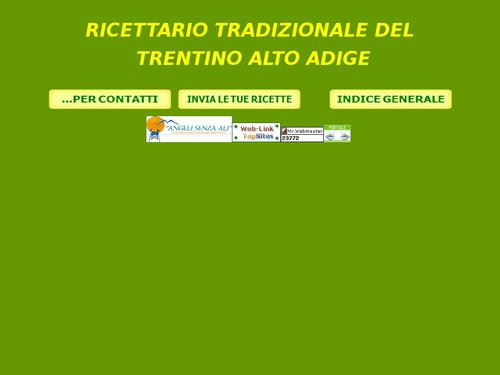Ricettario Tradizionale del Trentino Alto Adige
