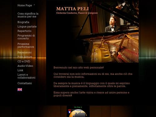 Mattia Peli direttore d'orchestra sito ufficiale italiano