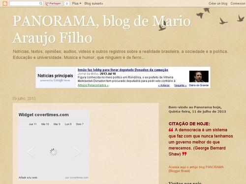 PANORAMA, blog de Mario Araujo Filho