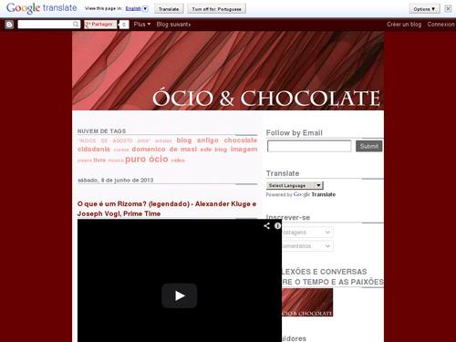 ÓCIO & CHOCOLATE