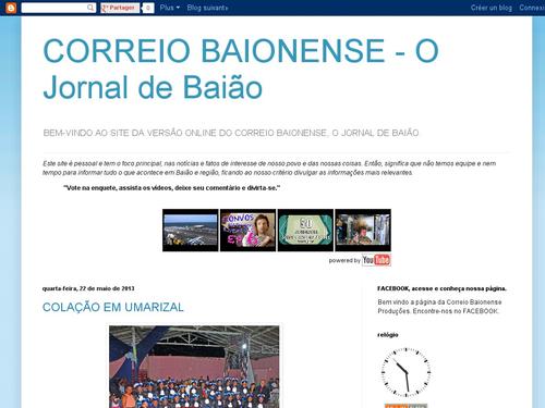 CORREIO BAIONENSE - O JORNAL DE BAIÃO