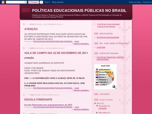 Políticas Educacionais Públicas no Brasil