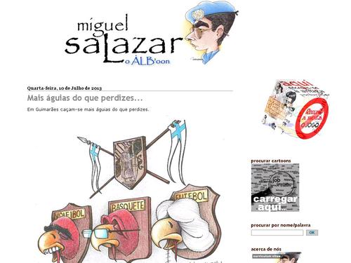O Álbum de Caricaturas e Cartoons de Miguel Salazar