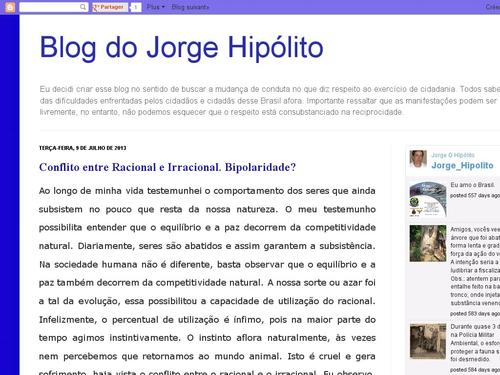 Blog Do Jorge Hipolito