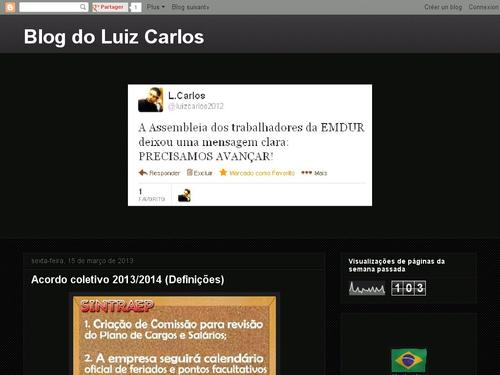 Blog do Luiz Carlos
