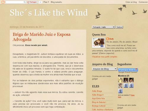She´s Like The Wind