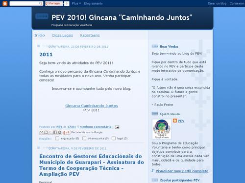 PEV 2010 - Gincana 