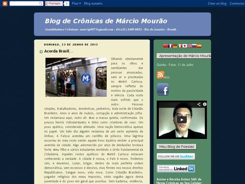 Blog de Cronicas de Marcio Mourao