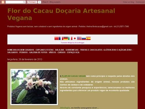 Flor do Cacau Doçaria Artesanal Vegana