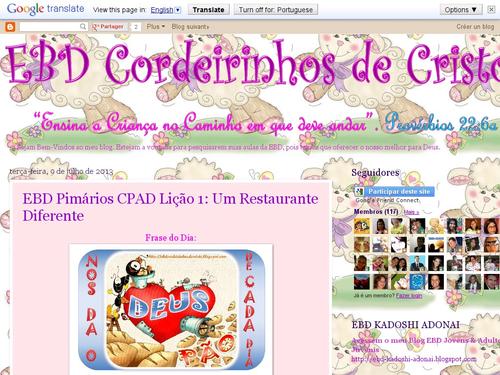 EBD CORDEIRINHOS DE CRISTO