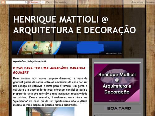 Henrique Mattioli @ Arquitetura