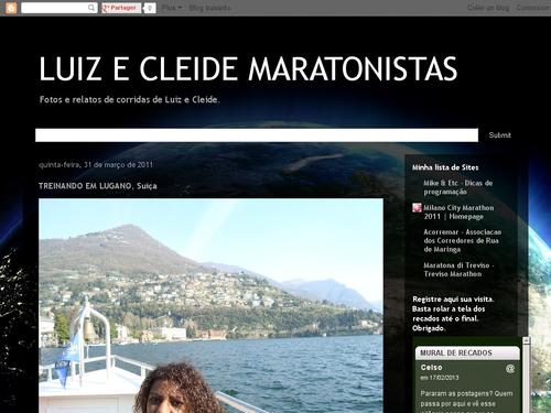 Luiz e Cleide Maratonistas