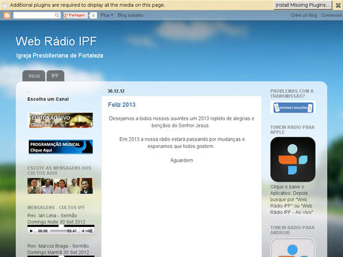 Web Rádio IPF