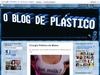 O blog de plástico