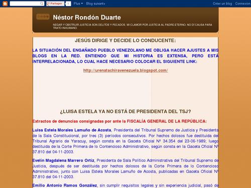 Néstor Rondón Duarte:mi blog