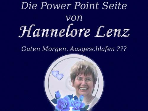 Power Point Seite von Hannelore Lenz