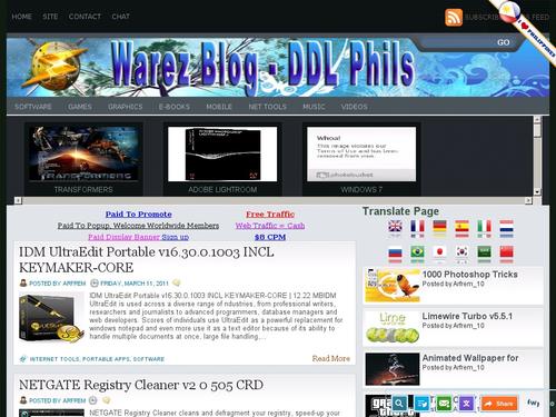 Warez Blog - DDL Phils - Rapidshare , Hotfile, Uploading.com, Depositfile, No Torrent