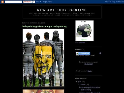 New Art Body Painting