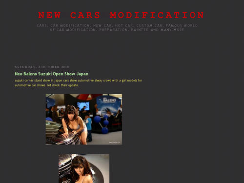 NEW CARS MODIFICATION