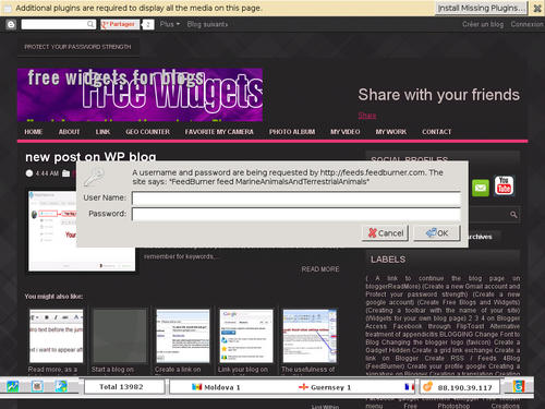 free widgets for blogs 