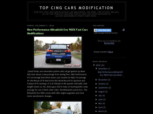 Top Cing Cars Modification
