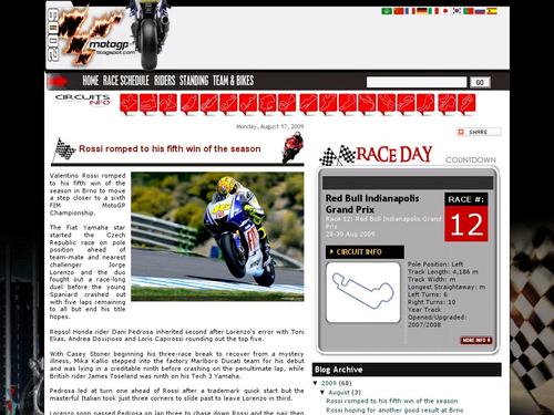 2009 MotoGP Updates
