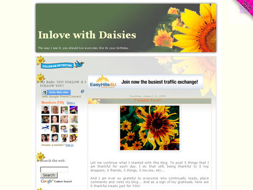 inlove with daisies