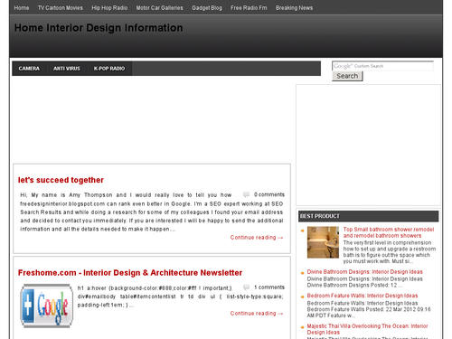 Home Interior Design Information 