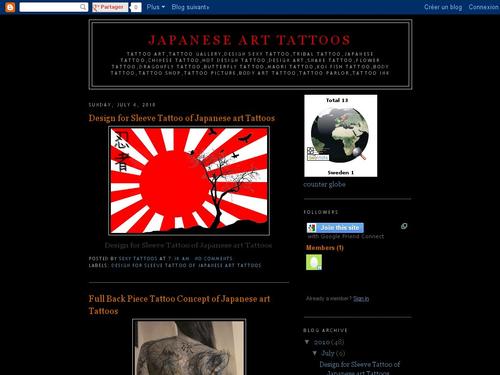 Japanese art Tattoos 