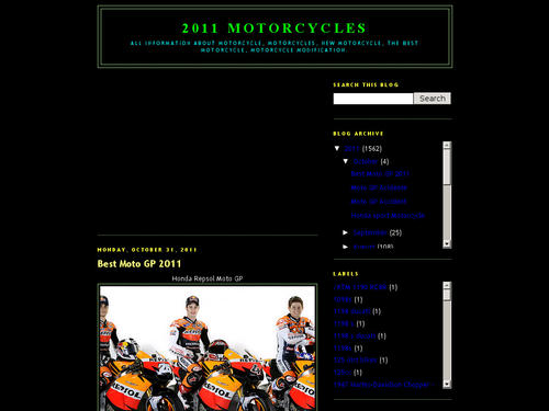 2011 Motorcycles