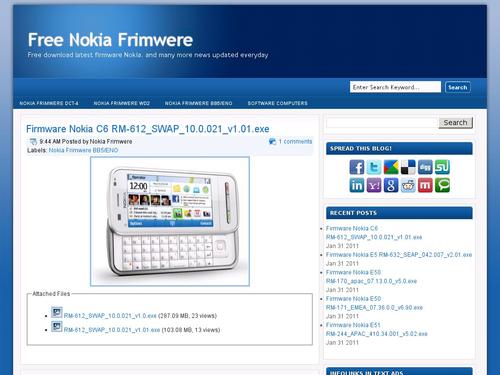 Free Nokia Frimwere 