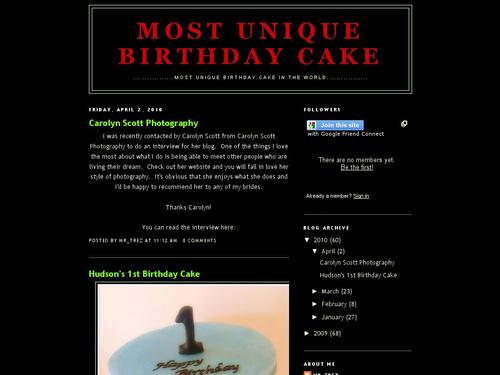 Most Unique Birthday Cake