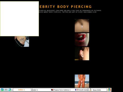 Celebrity Body Piercing