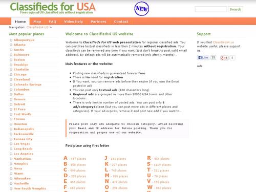 Classifieds for USA